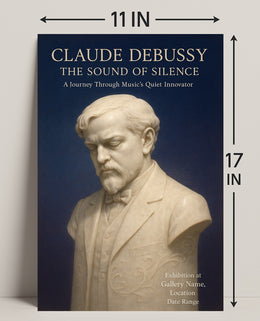 Claude Debussy The Sound of Silence Poster PosterGoat