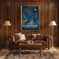 Fly Anchorage Adventure Awaits Poster