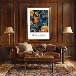 The Artistry of William Morris Exhibition Cultural Poster