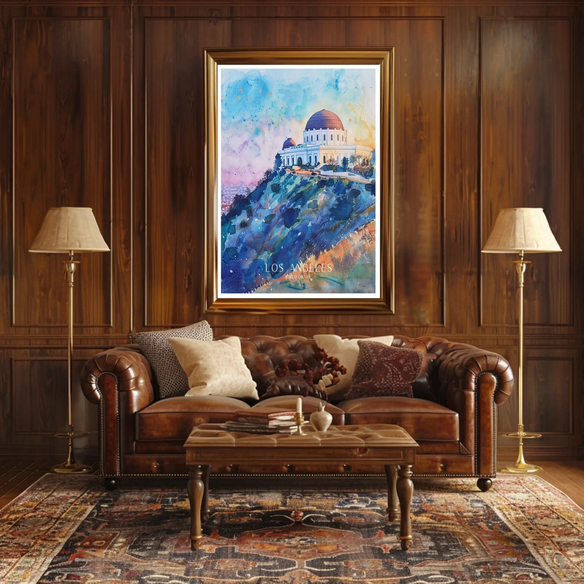 Griffith Observatory in Los Angeles Poster PosterGoat