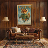Clever Red Fox Poster