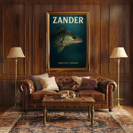 Zander Aquatic-Themed Poster