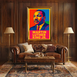 Martin Luther King Jr. Iconic Leader Poster
