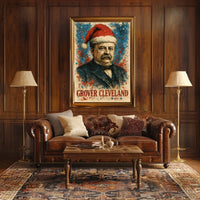 Grover Cleveland 24th President of the United States Christmas SeriesPoster