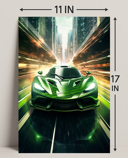 Speed In The City Poster
