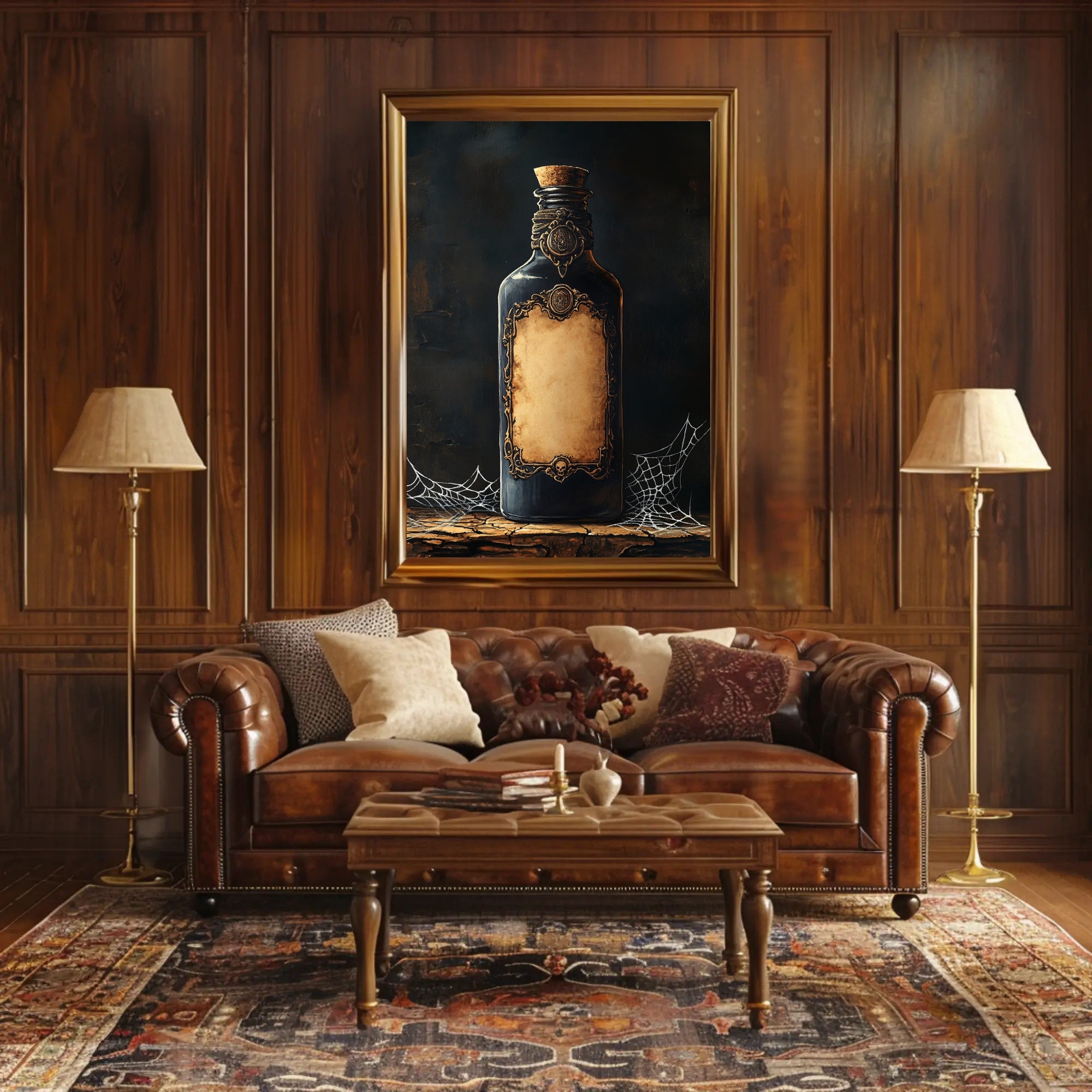 Mysterious Elixir Bottle Poster