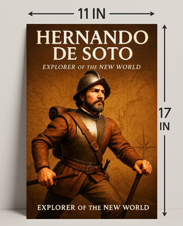 Hernando de Soto Explorer of the New World Poster PosterGoat