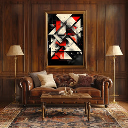 Geometric Abstraction Abstract Poster