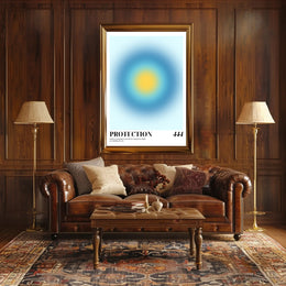 Protection Embrace Modern Abstract Artistic Poster PosterGoat