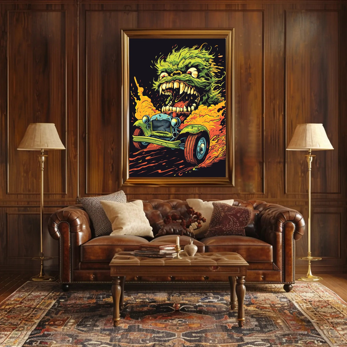 Monster On Wheels Poster