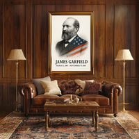 James A. Garfield 20th President of the United States Reflections Poster