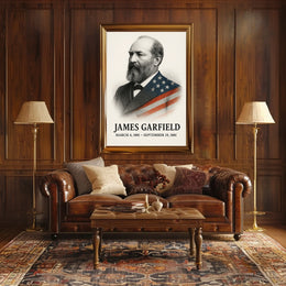 James A. Garfield 20th President of the United States Reflections Poster