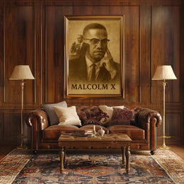 Malcolm X Iconic Leader Poster