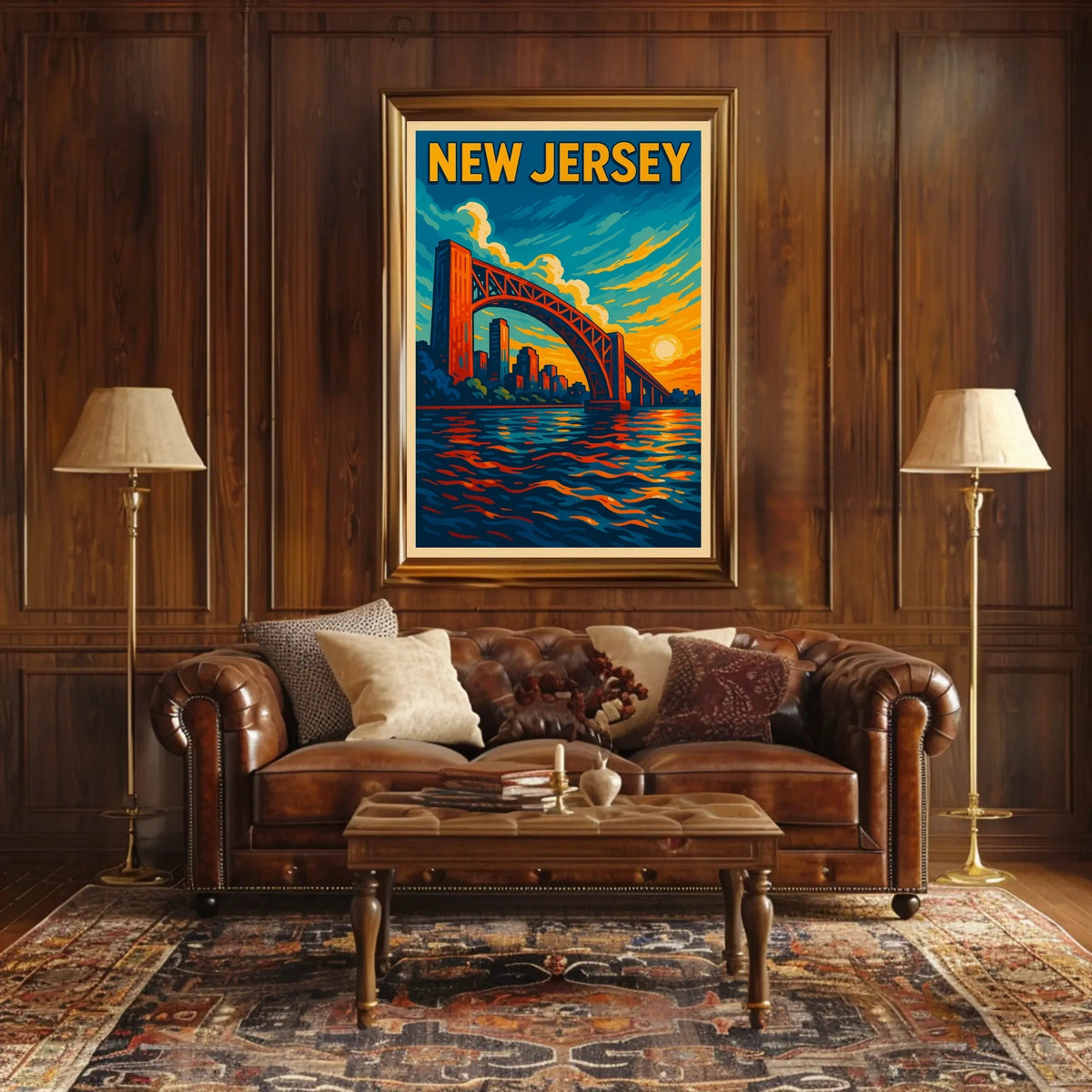 New Jersey Sunset Poster