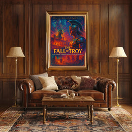 Fall of Troy: Epic Historical Fantasy Mythology Poster