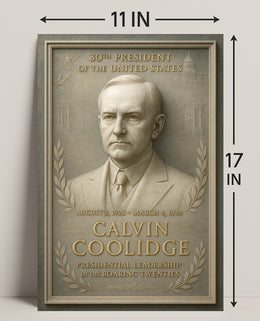 Calvin Coolidge 30th President Poster PosterGoat