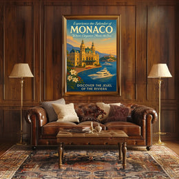 Discover the Jewel of Monaco Poster