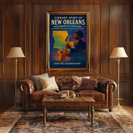 Vibrant Spirit of New Orleans Poster PosterGoat
