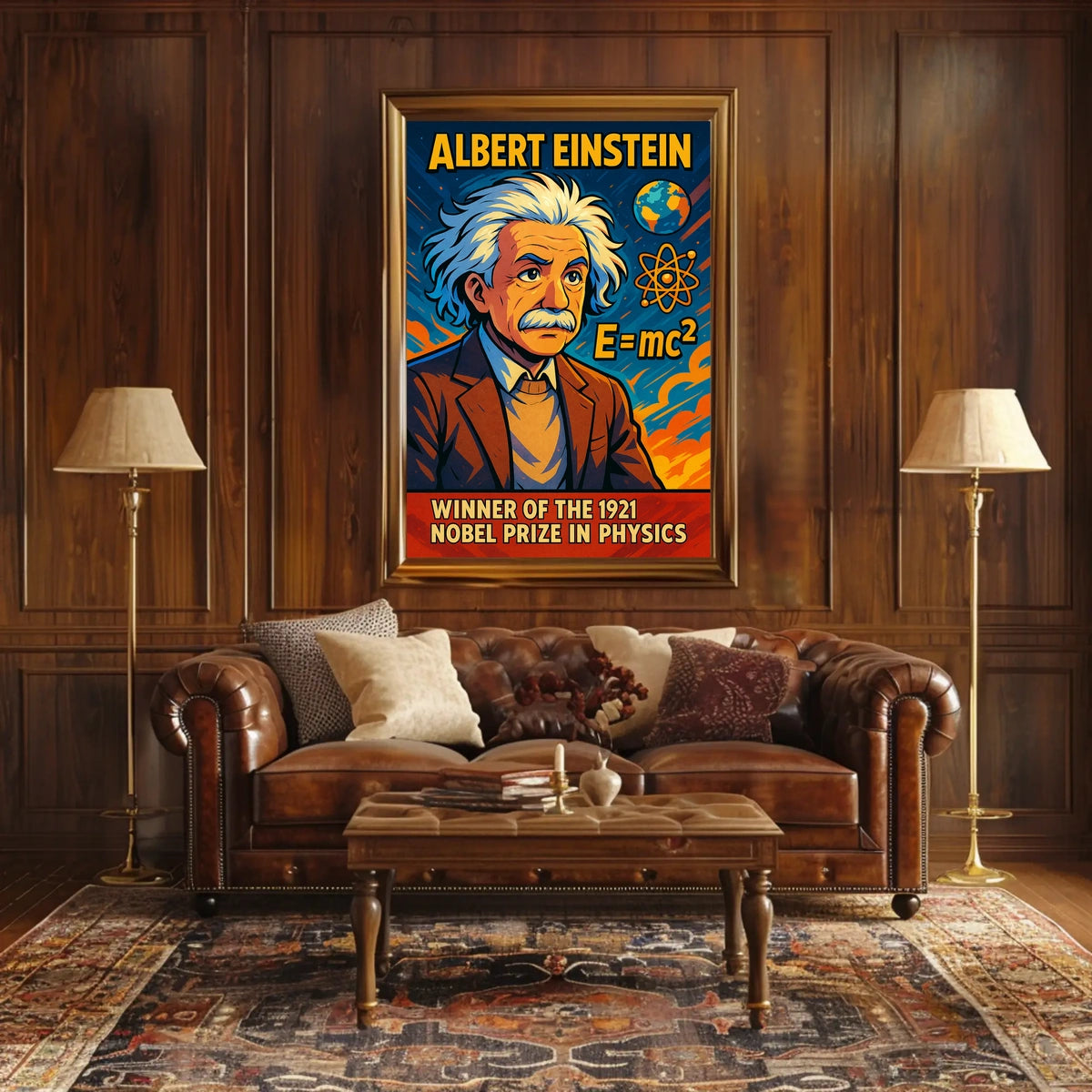 Albert Einstein Nobel Prize Winner Poster