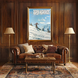 Aspen Highlands Adventure Poster