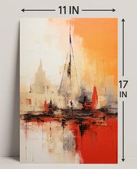 Abstract Cityscape Abstract Poster