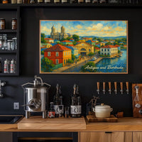 Antigua and Barbuda A Vibrant Landscape Poster