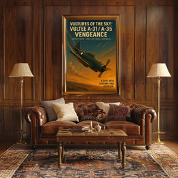 Vultures Of The Sky Vultee A-31A-35 Poster