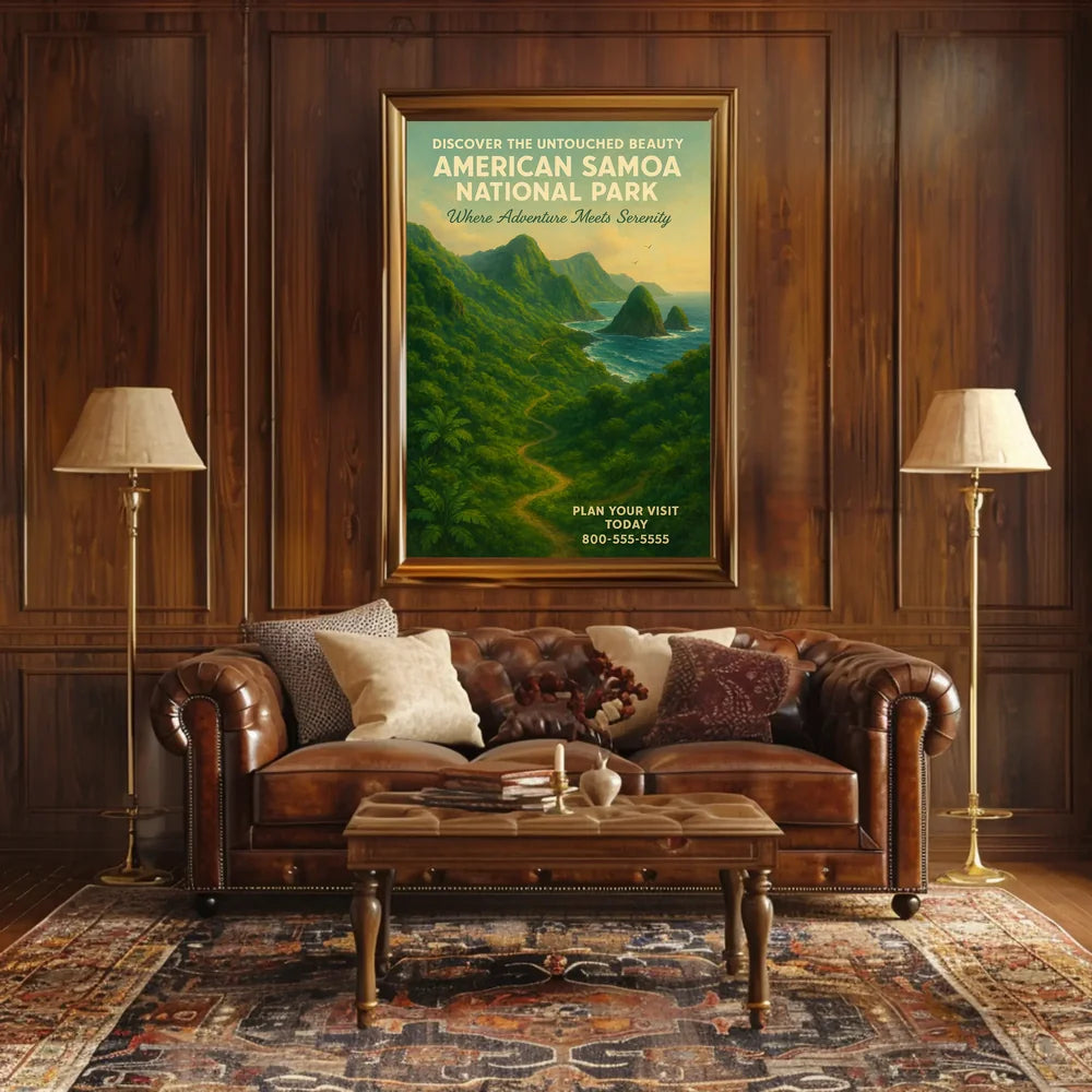 Adventure Meets Serenity Travel Destination Poster