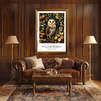 William Morris Nature Exhibition Vintage Artistic Poster