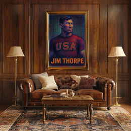 Jim Thorpe Tribute Poster