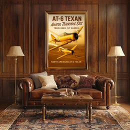 North American AT-6 Texan Poster
