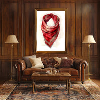 The Art of the Scarf Decorative Wall Art Print