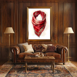 The Art of the Scarf Decorative Wall Art Print