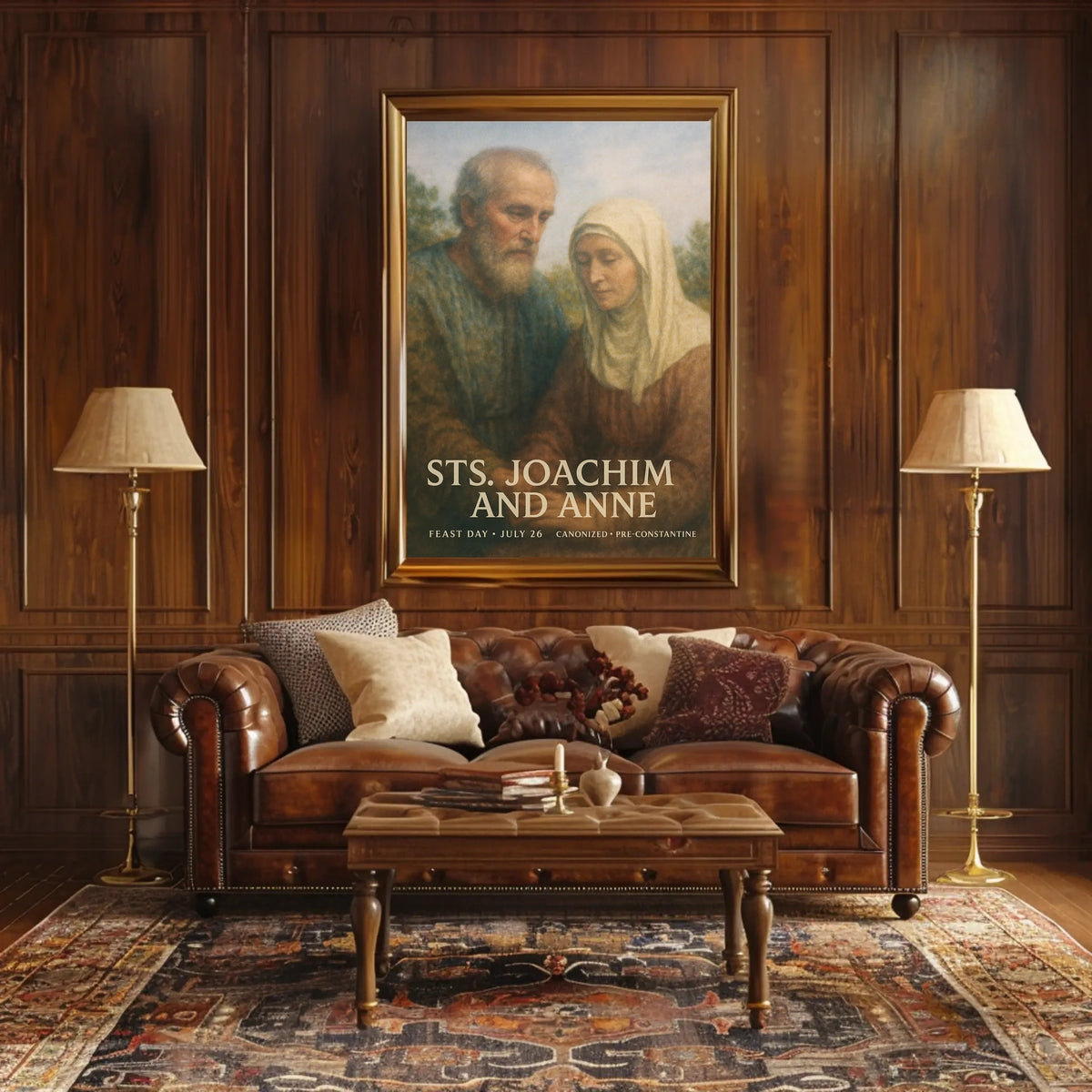 Saints Joachim And Anne Poster