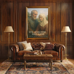 Saints Joachim And Anne Poster