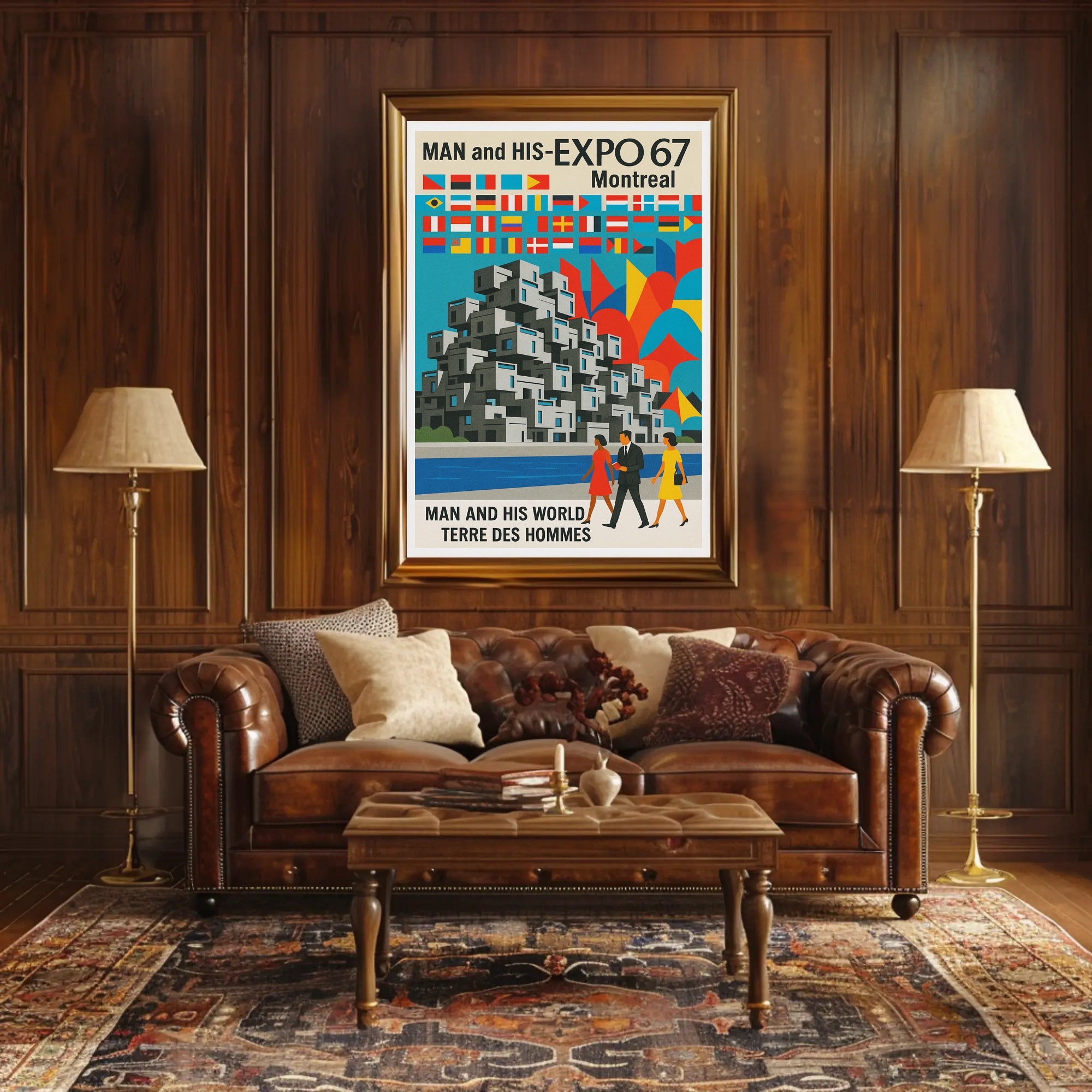 Man and His World Expo 67 Montreal Poster PosterGoat