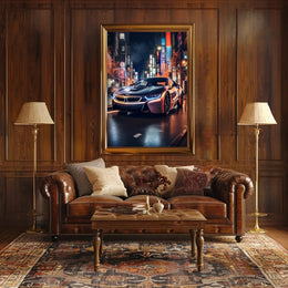 Sleek Night Drive Poster PosterGoat