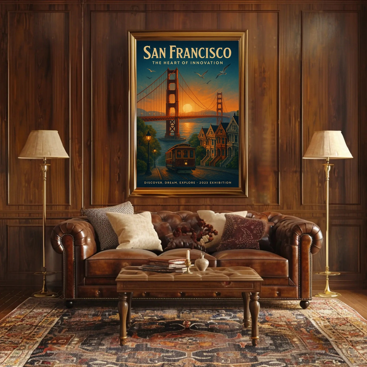 San Francisco The Heart of Innovation Poster