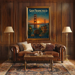San Francisco The Heart of Innovation Poster