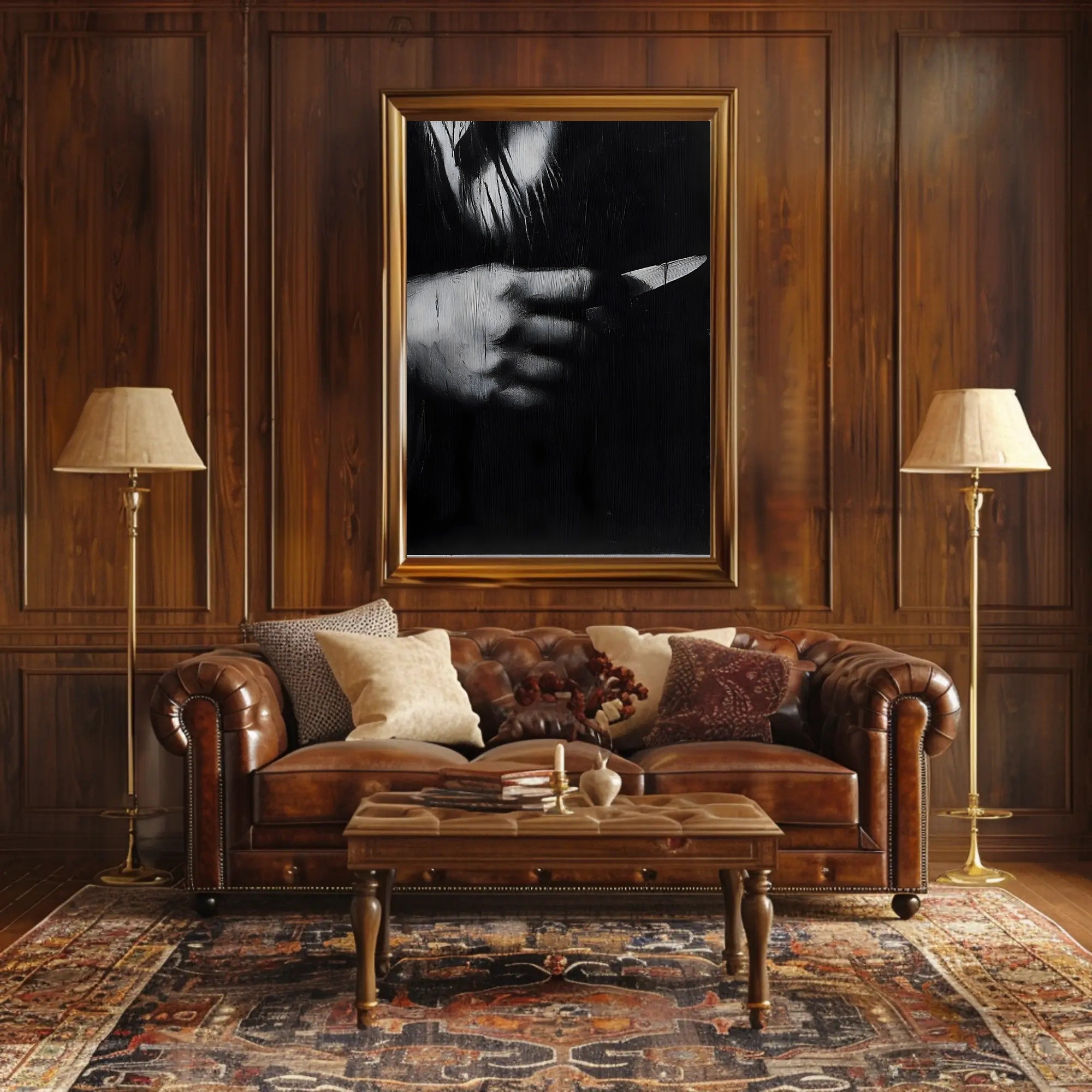 Knife Grip Art Print: Abstract or Artistic Poster PosterGoat