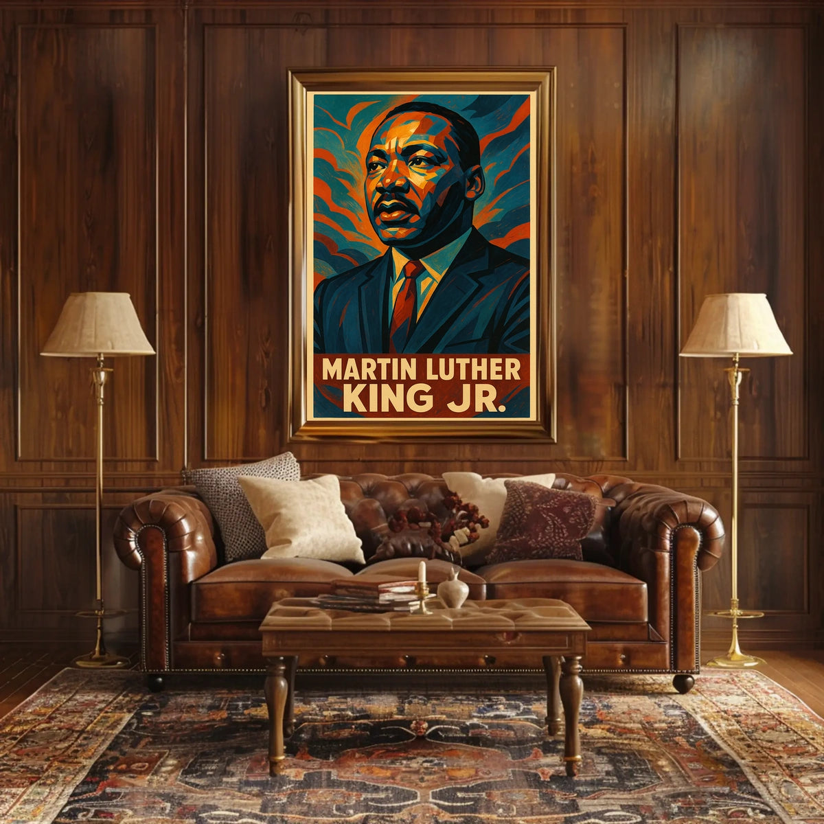 Martin Luther King Jr. A Visionary Poster