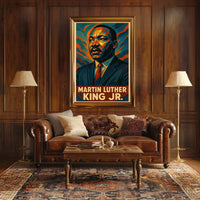 Martin Luther King Jr. A Visionary Poster