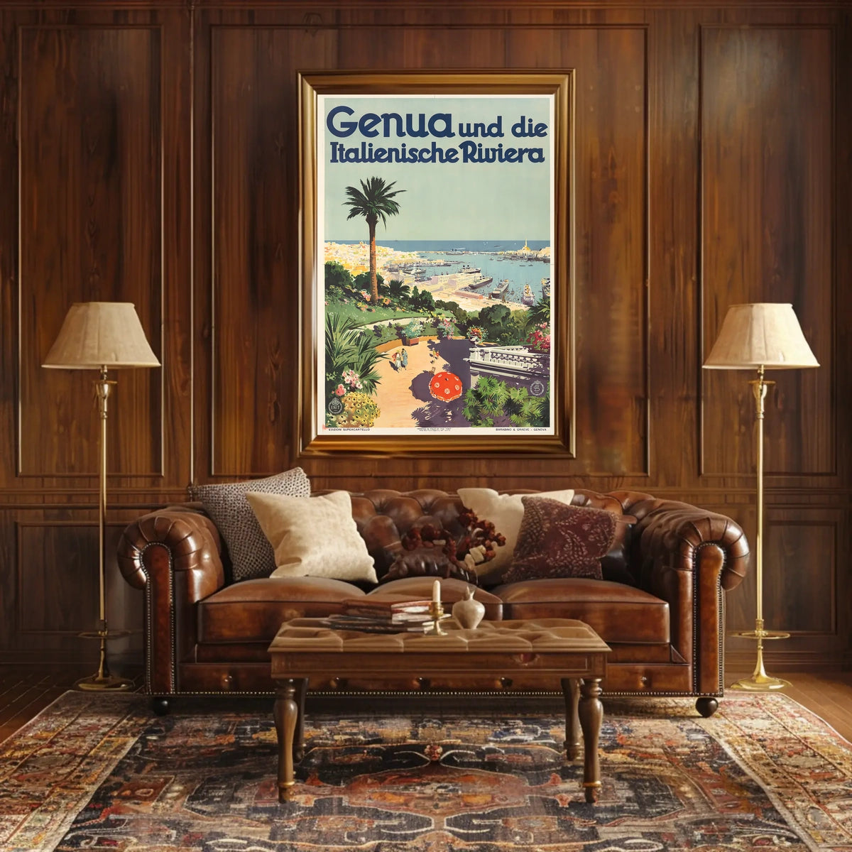 Genua Und Die Italienische Riviera Poster