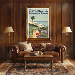 Genua Und Die Italienische Riviera Poster
