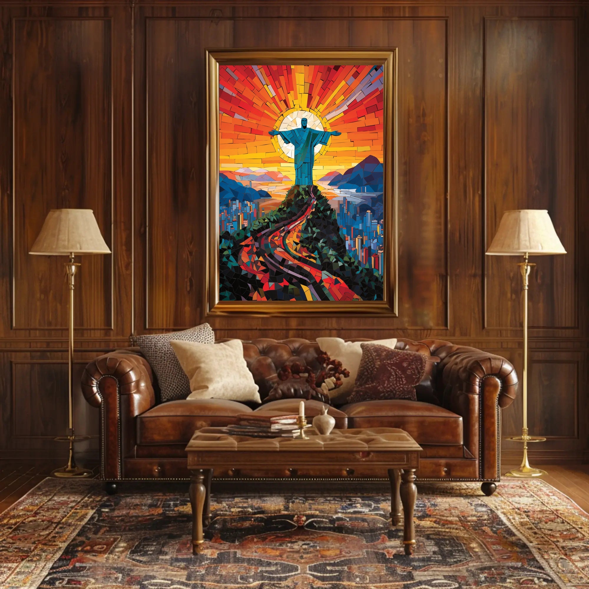 Radiant Christ The Redeemer Poster