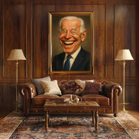 Joe Biden Caricature Poster PosterGoat