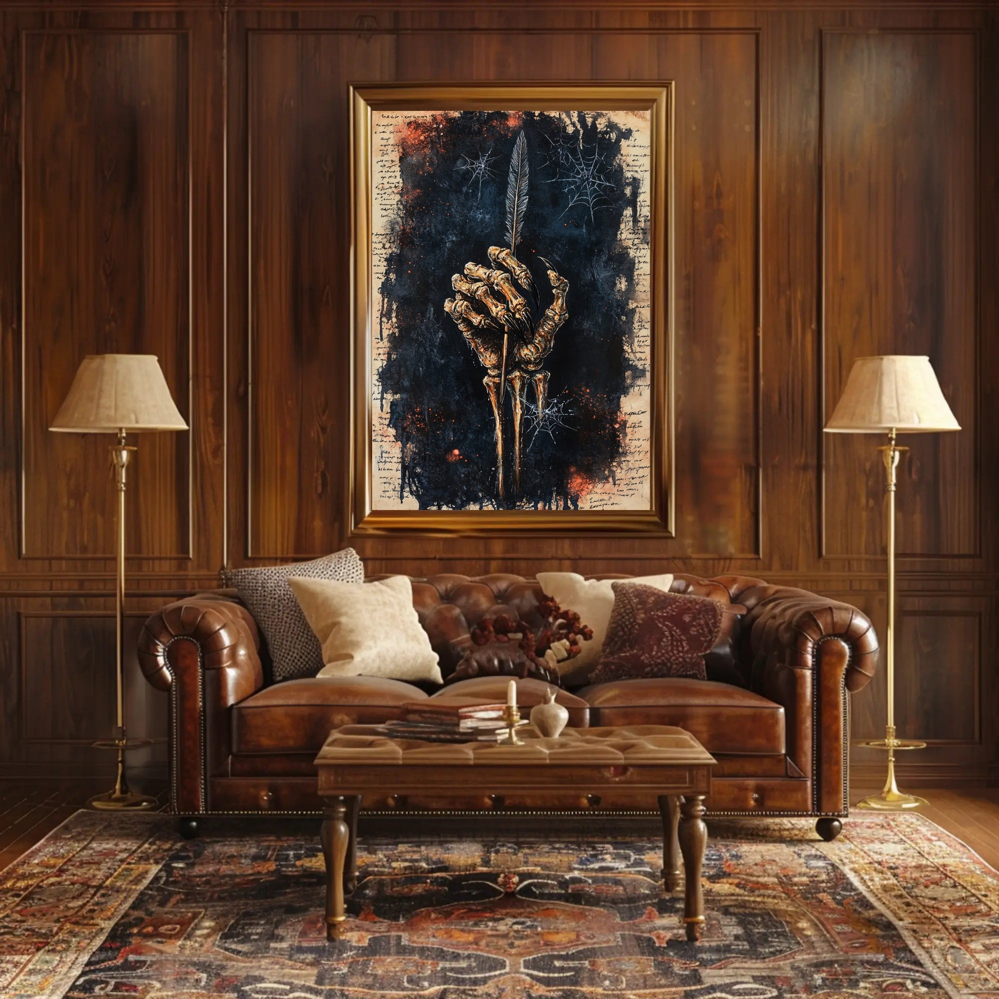 SkeletonS Quill Poster