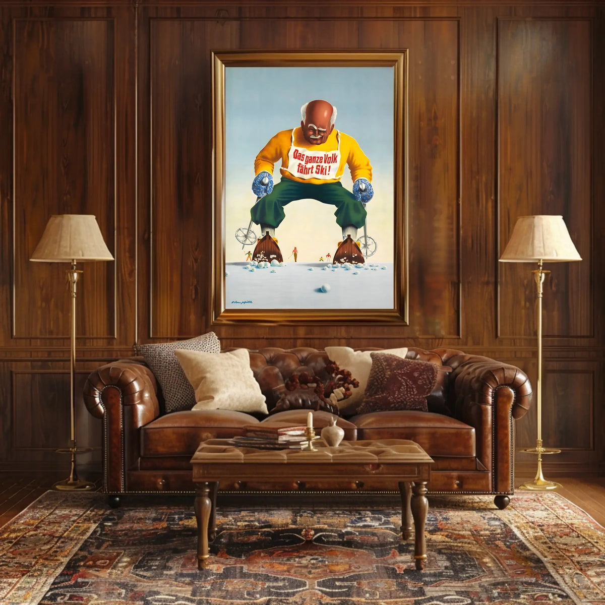 Skiing For Everyone Poster