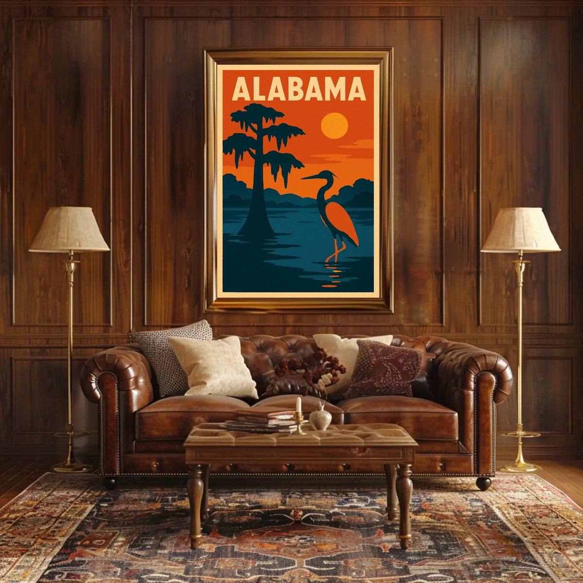 Alabama Wildlife Poster