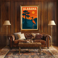 Alabama Wildlife Poster